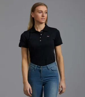 PE Ladies Team Polo Shirt Black