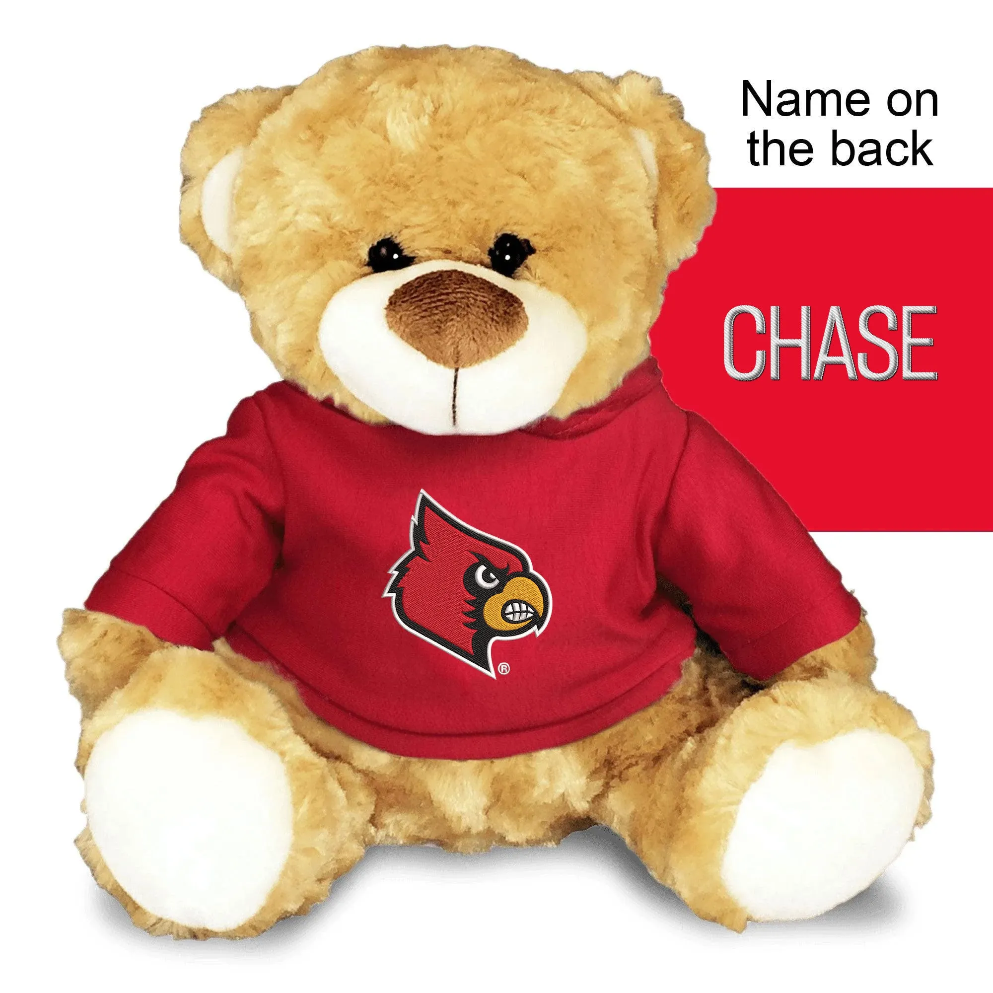 Personalized Louisville Cardinals 10" Plush Bear