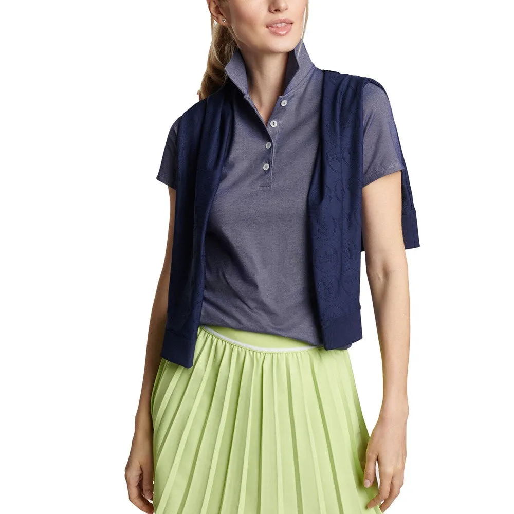 Peter Millar Women's Albatross Golf Polo Shirt - Navy