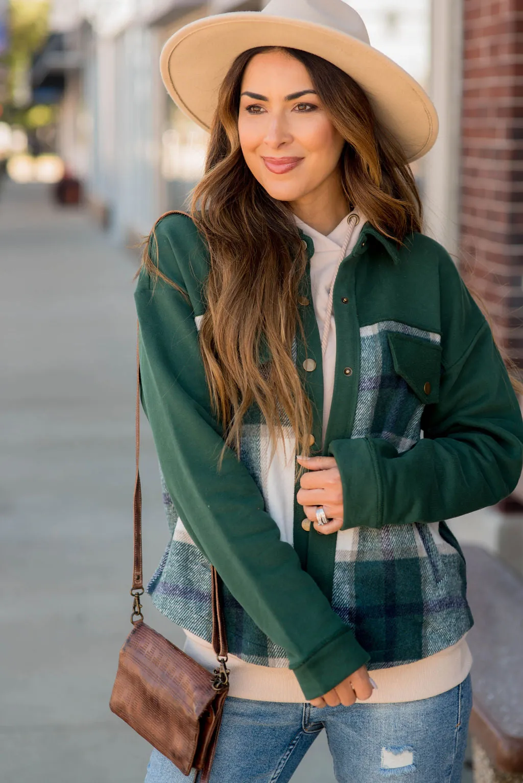 Plaid Bottom Shacket