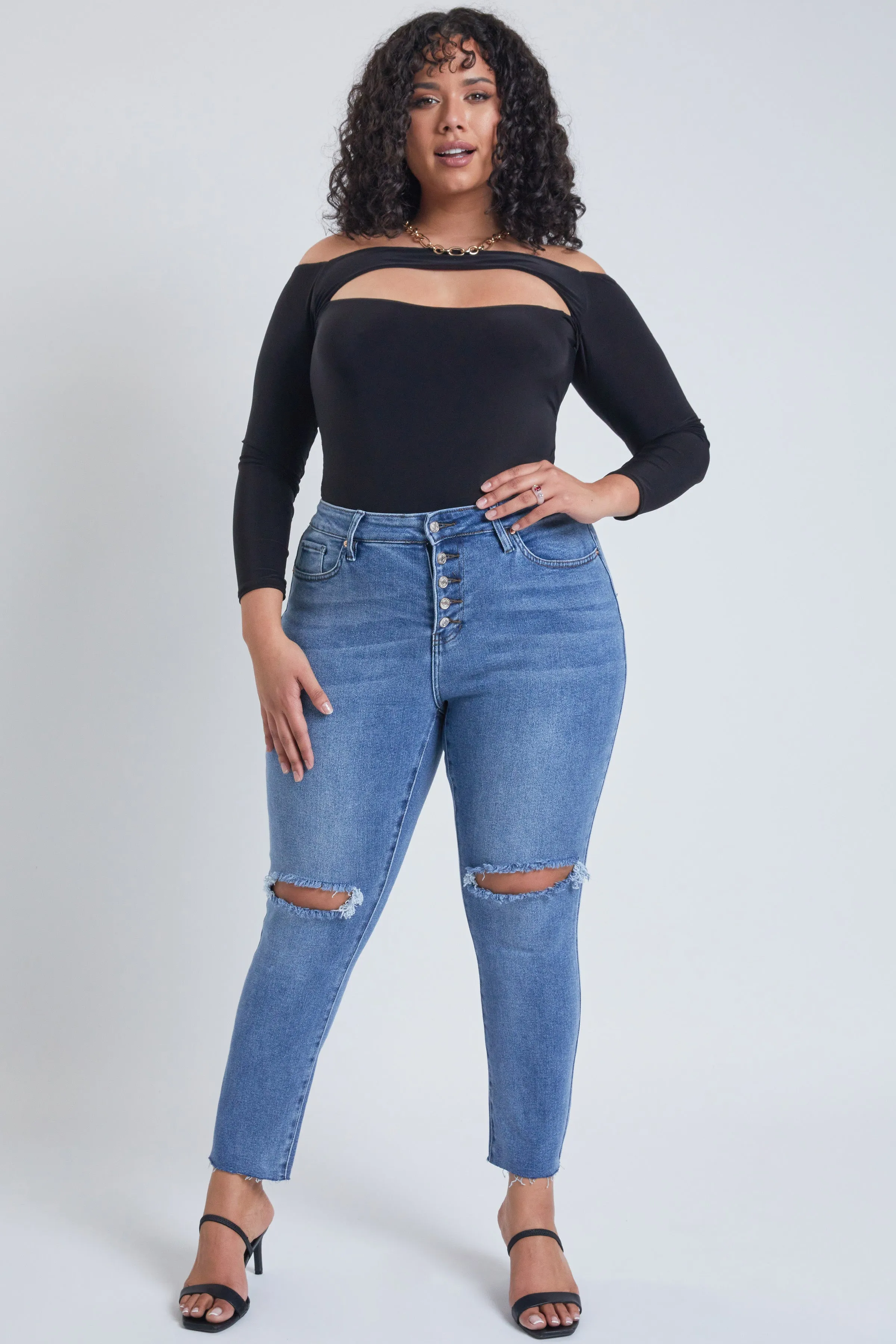 Plus Size Women's Dream  Ankle Jeans