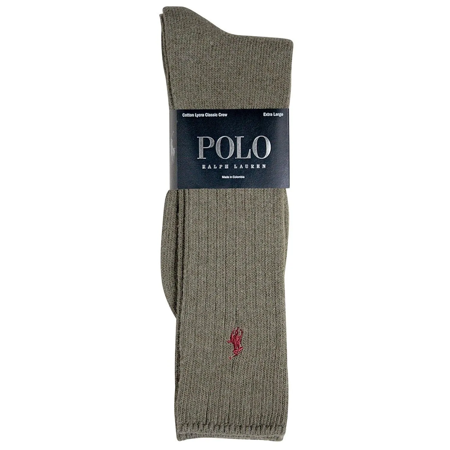 Polo Ralph Lauren XL Cotton Crew Socks (8205XXLE)