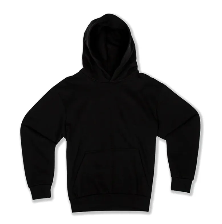 Premium Heavyweight Streetwear Hoodie - Black