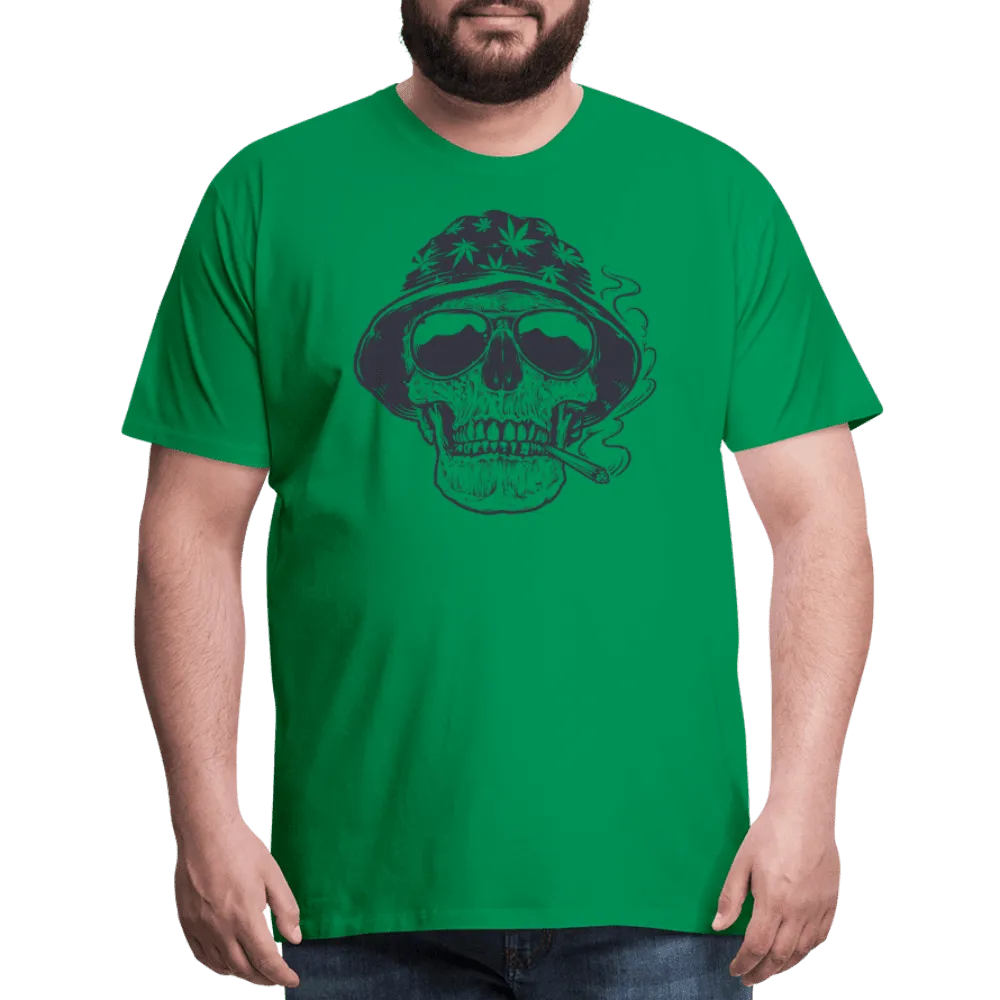 Premium Men's T-Shirt - 420 Wear | Weed Skull Design | Soft, Comfortable, Durable