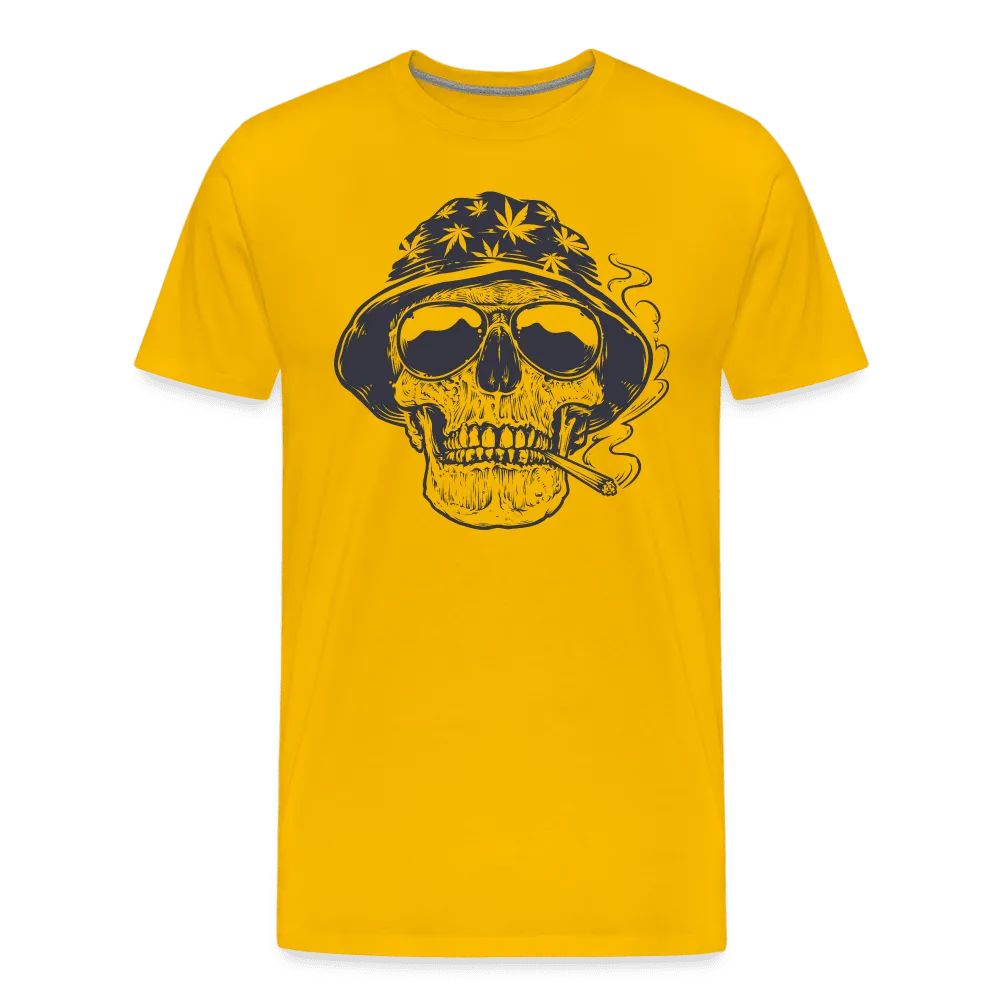 Premium Men's T-Shirt - 420 Wear | Weed Skull Design | Soft, Comfortable, Durable