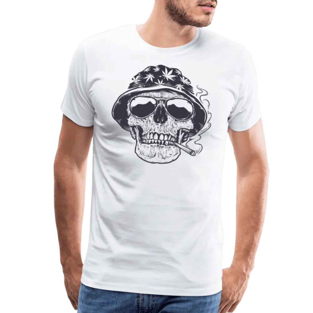 Premium Men's T-Shirt - 420 Wear | Weed Skull Design | Soft, Comfortable, Durable