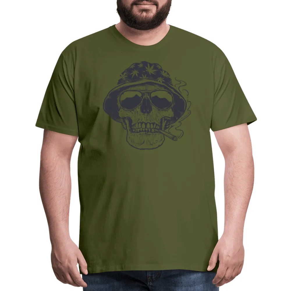 Premium Men's T-Shirt - 420 Wear | Weed Skull Design | Soft, Comfortable, Durable