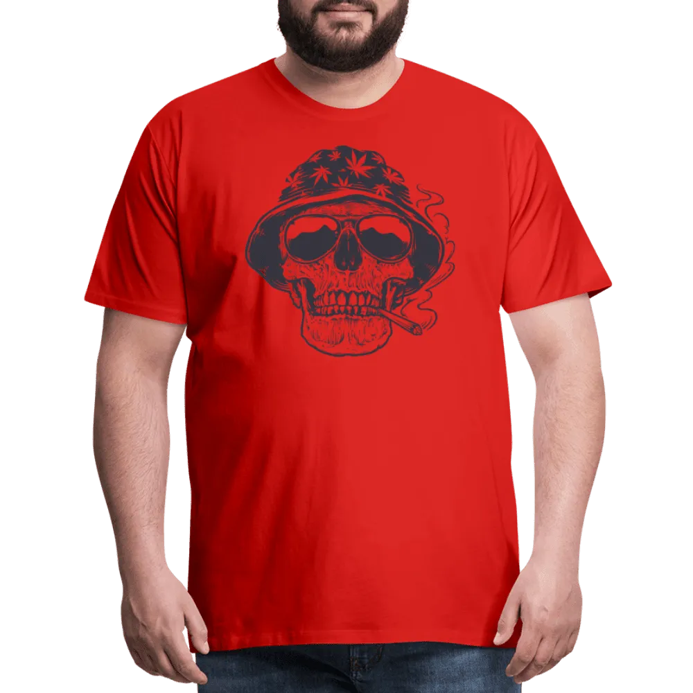 Premium Men's T-Shirt - 420 Wear | Weed Skull Design | Soft, Comfortable, Durable