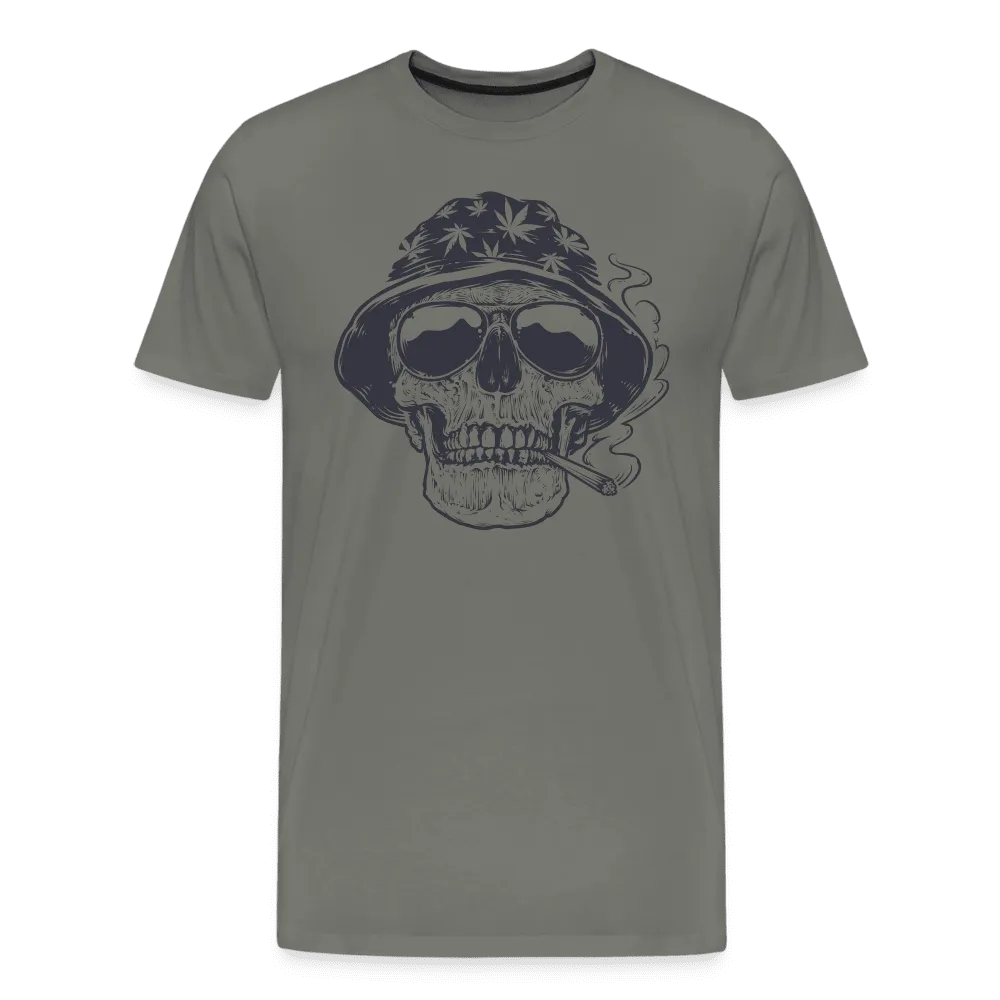 Premium Men's T-Shirt - 420 Wear | Weed Skull Design | Soft, Comfortable, Durable