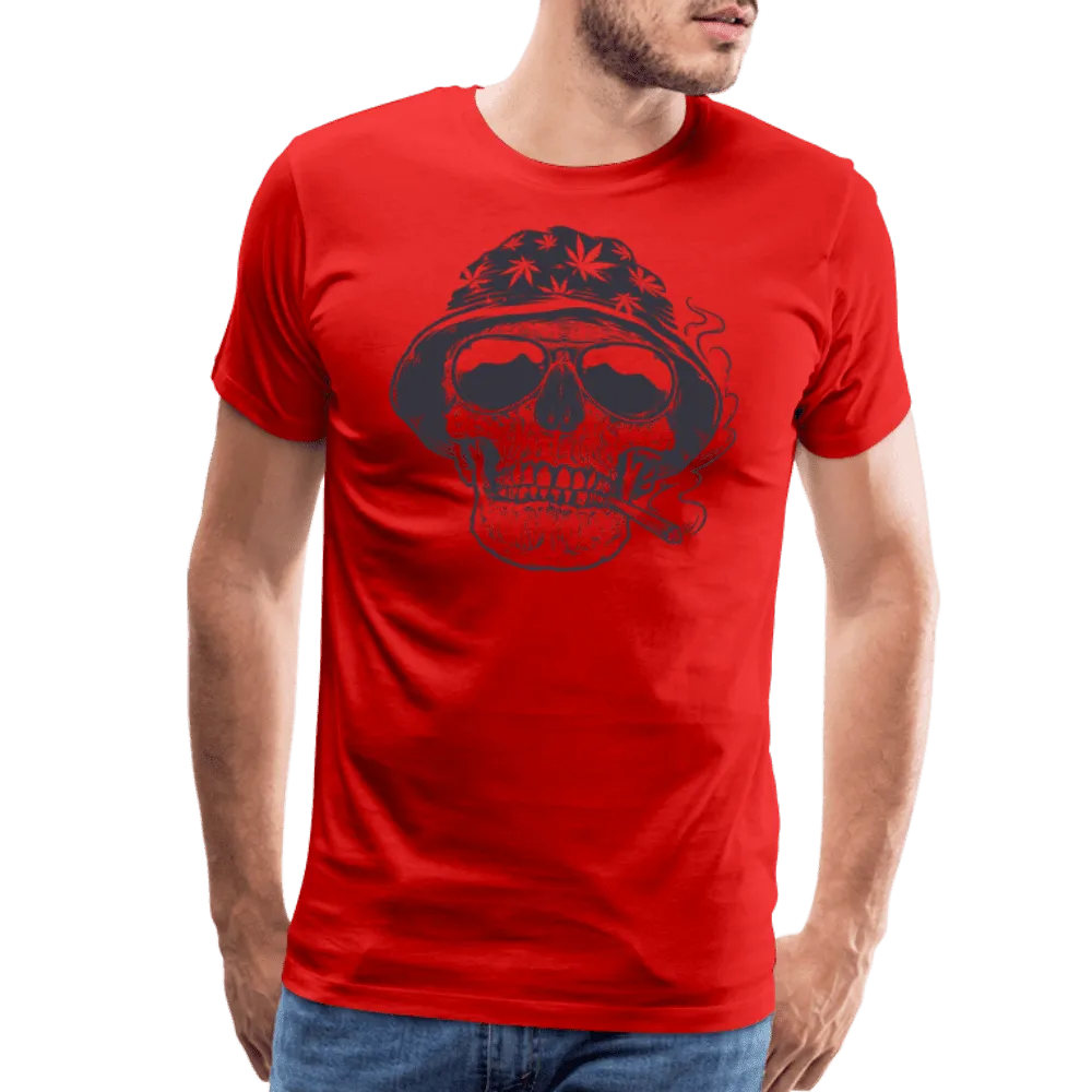 Premium Men's T-Shirt - 420 Wear | Weed Skull Design | Soft, Comfortable, Durable