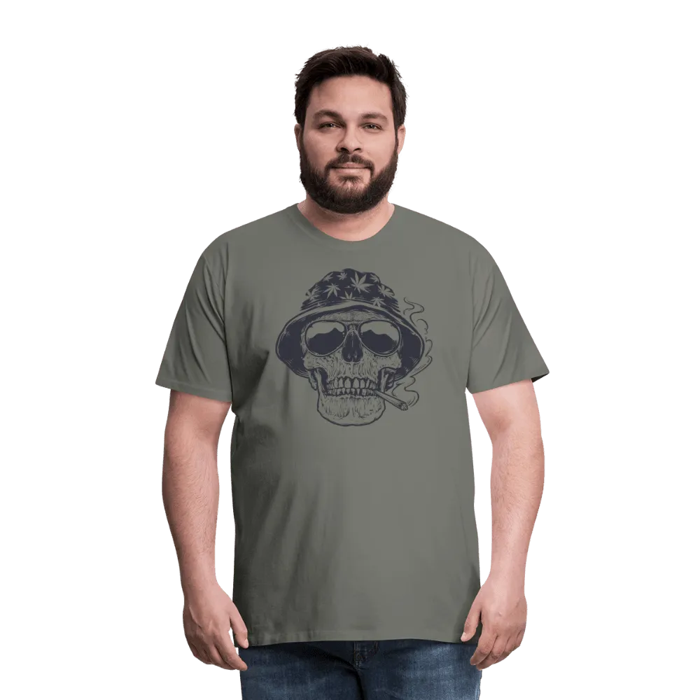 Premium Men's T-Shirt - 420 Wear | Weed Skull Design | Soft, Comfortable, Durable