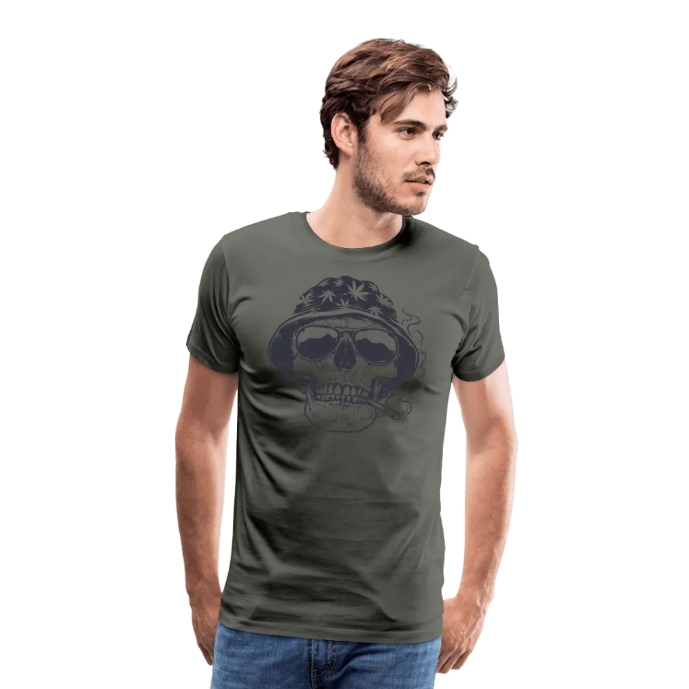 Premium Men's T-Shirt - 420 Wear | Weed Skull Design | Soft, Comfortable, Durable