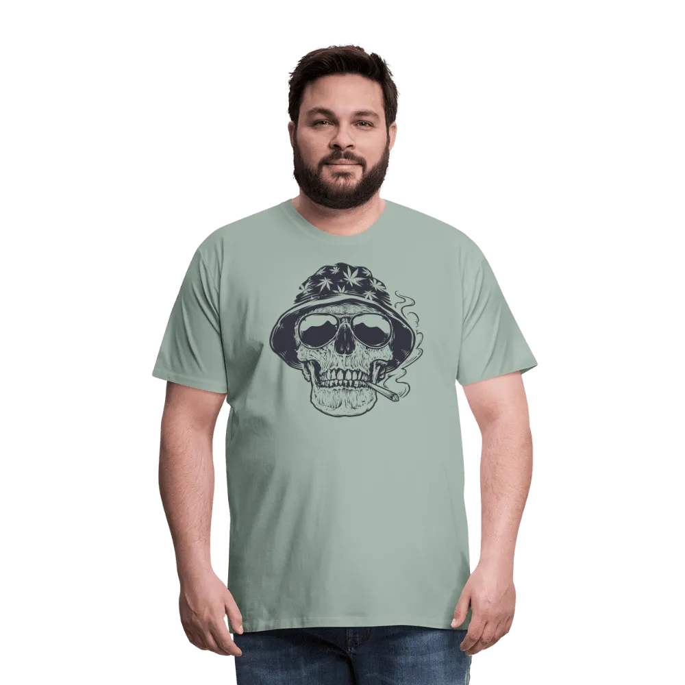 Premium Men's T-Shirt - 420 Wear | Weed Skull Design | Soft, Comfortable, Durable