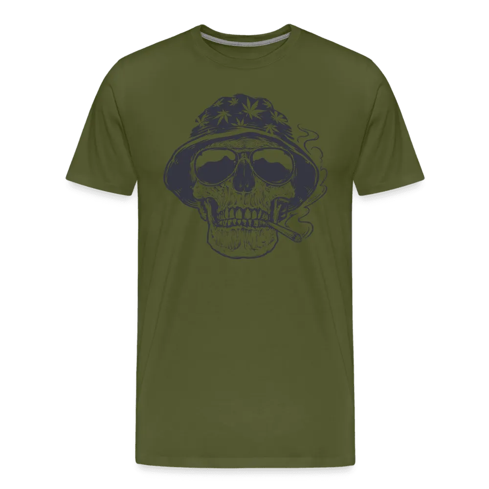 Premium Men's T-Shirt - 420 Wear | Weed Skull Design | Soft, Comfortable, Durable