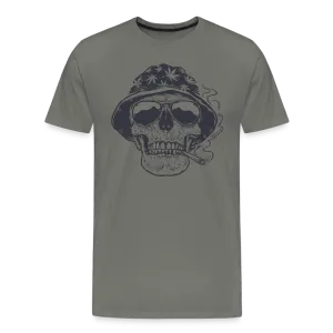 Premium Men's T-Shirt - 420 Wear | Weed Skull Design | Soft, Comfortable, Durable