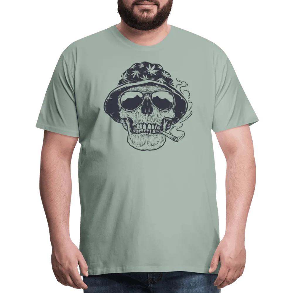 Premium Men's T-Shirt - 420 Wear | Weed Skull Design | Soft, Comfortable, Durable