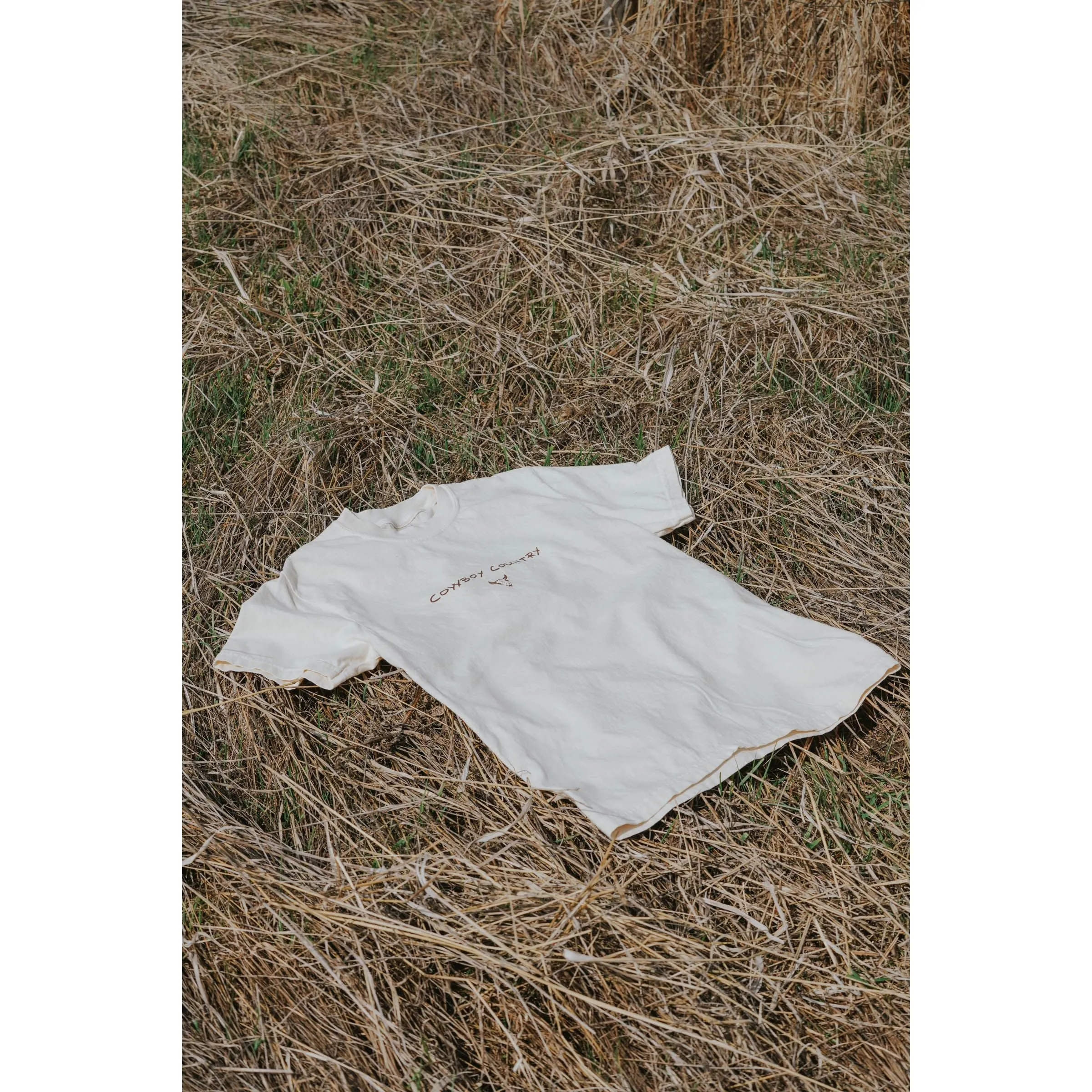 "Cowboy Country" Tee in Ivory