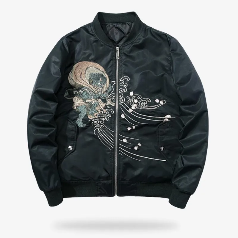 Raijin & fujin sukajan souvenir jacket