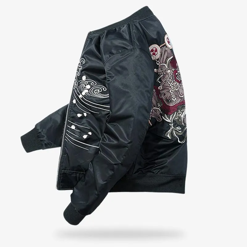 Raijin & fujin sukajan souvenir jacket