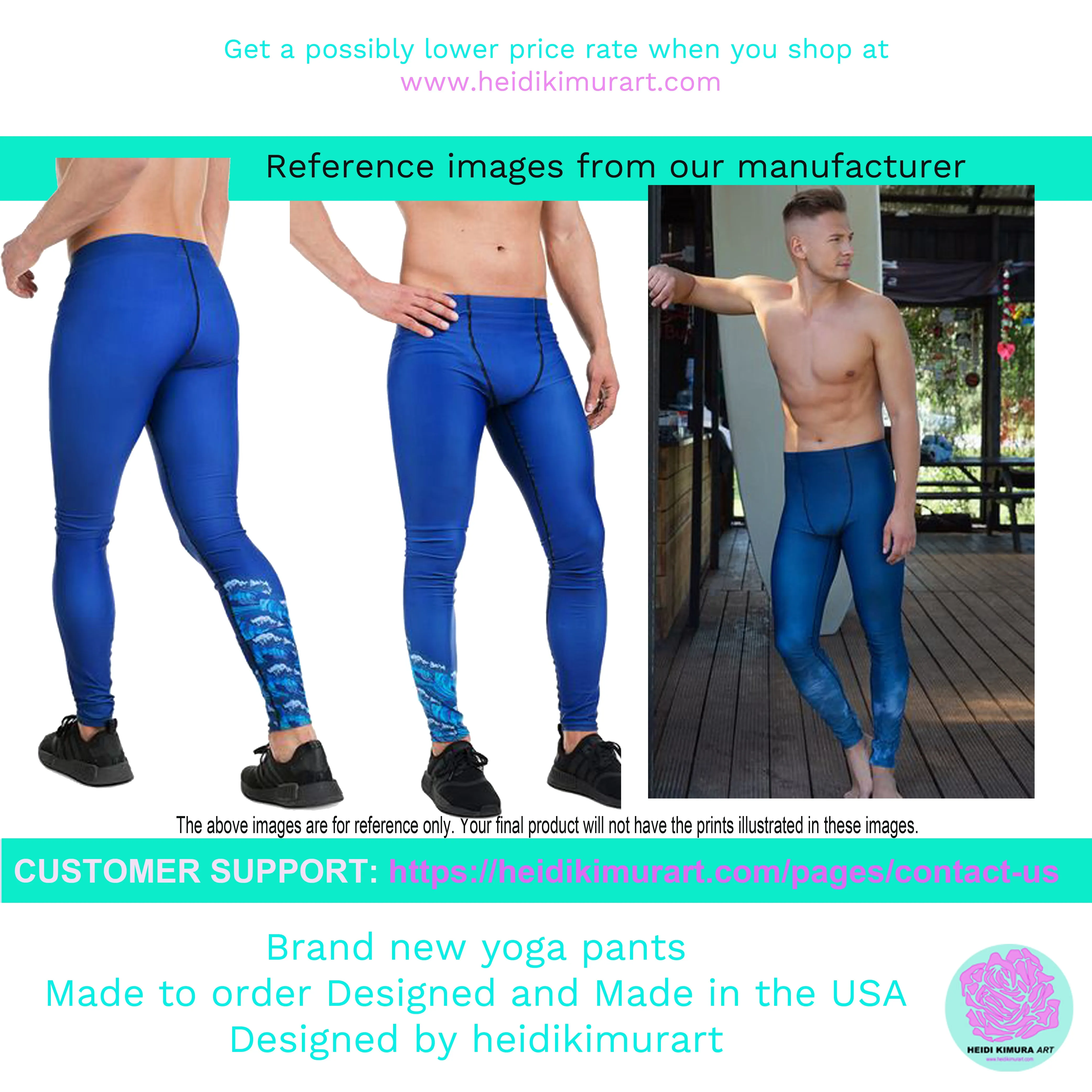 Red Geometric Fashion Men's Leggings, Stylish Colorful Meggings Running Tights-Made in USA/EU