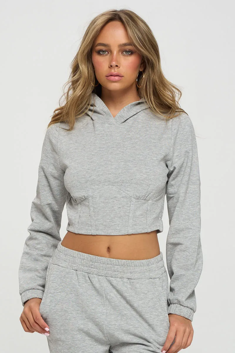 Relax Some Cropped Hoodie Set - 4 colors - Ships from The US