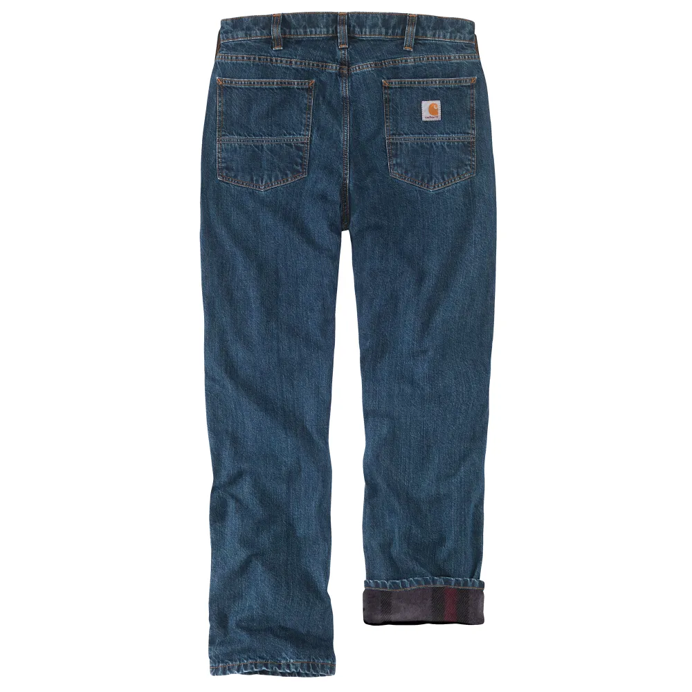 Relaxed Fit Flannel-Lined 5Pocket Jean (104942H45)