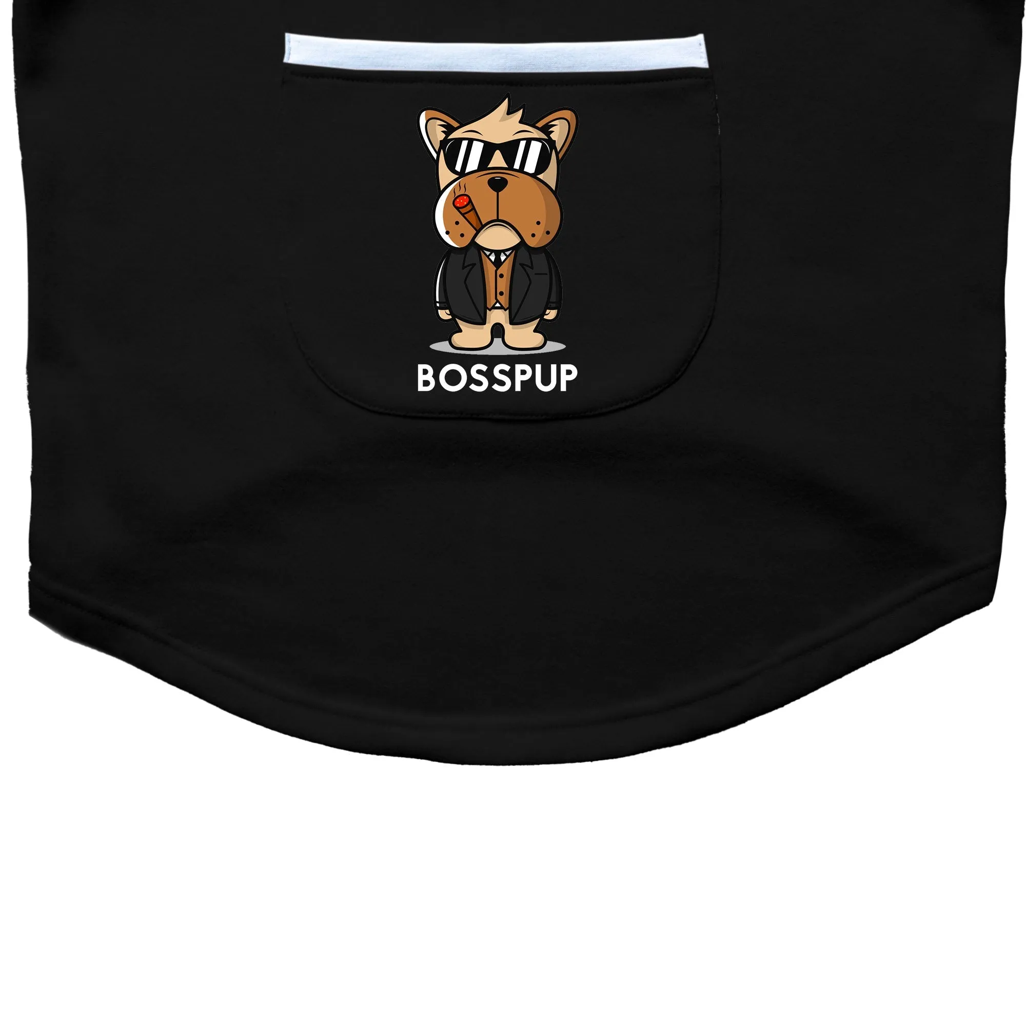 Ruse 'Basics' "Bosspup" Printed Crew Neck Full Sleeve Expedition Sweatshirt For Dogs