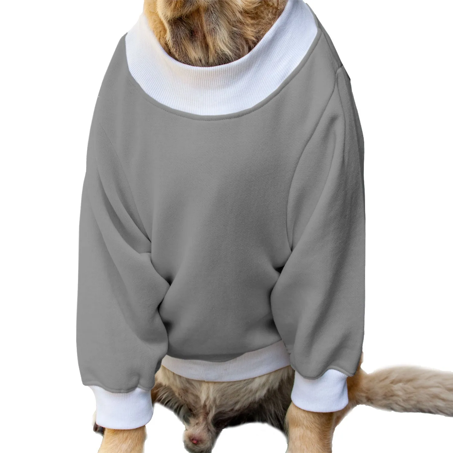 Ruse 'Basics' "Chillin With My Snowmies" Printed Crew Neck Full Sleeve Sweatshirt For Dogs