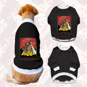 Ruse 'Basics' "Dogzilla" Printed Crew Neck Full Sleeve Sweatshirt For Dogs