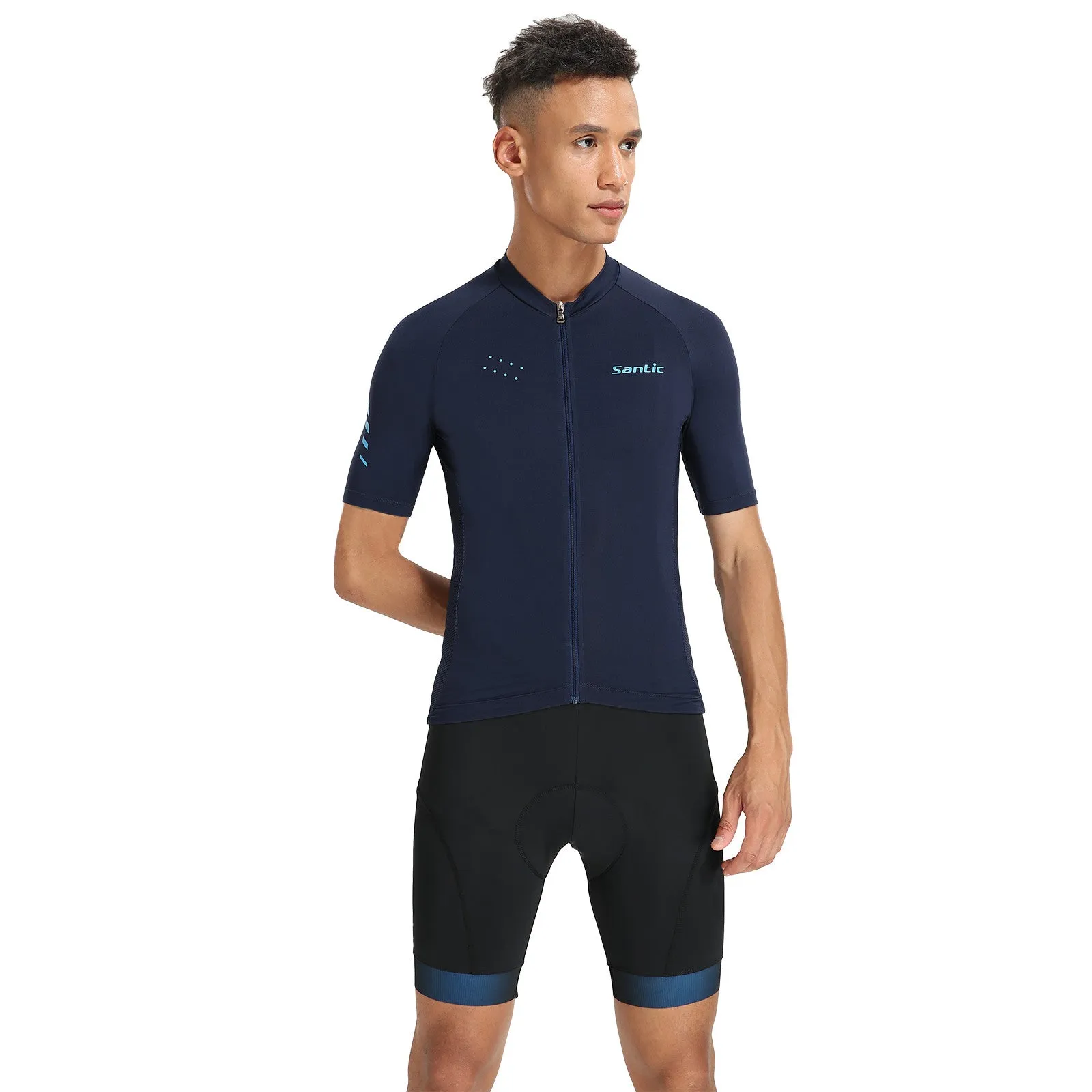 Santic Sight Pure Men Cycling short Jersey Navy