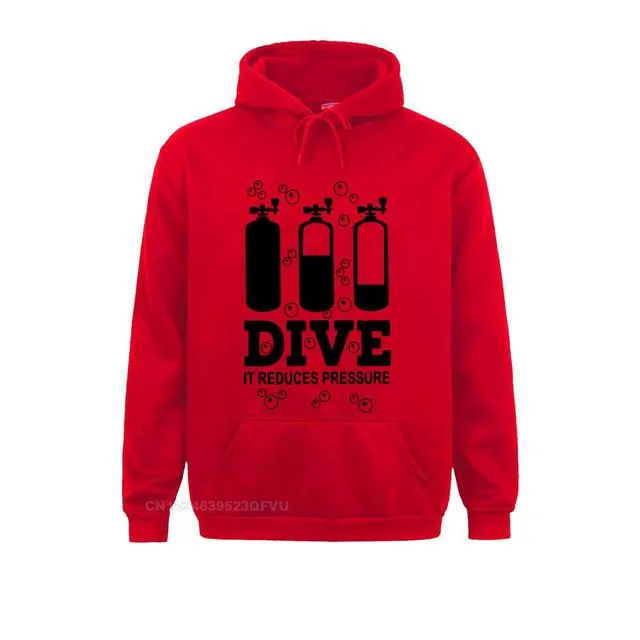 Scuba diving Hoodie Unisex | Dive - it reduces pressure