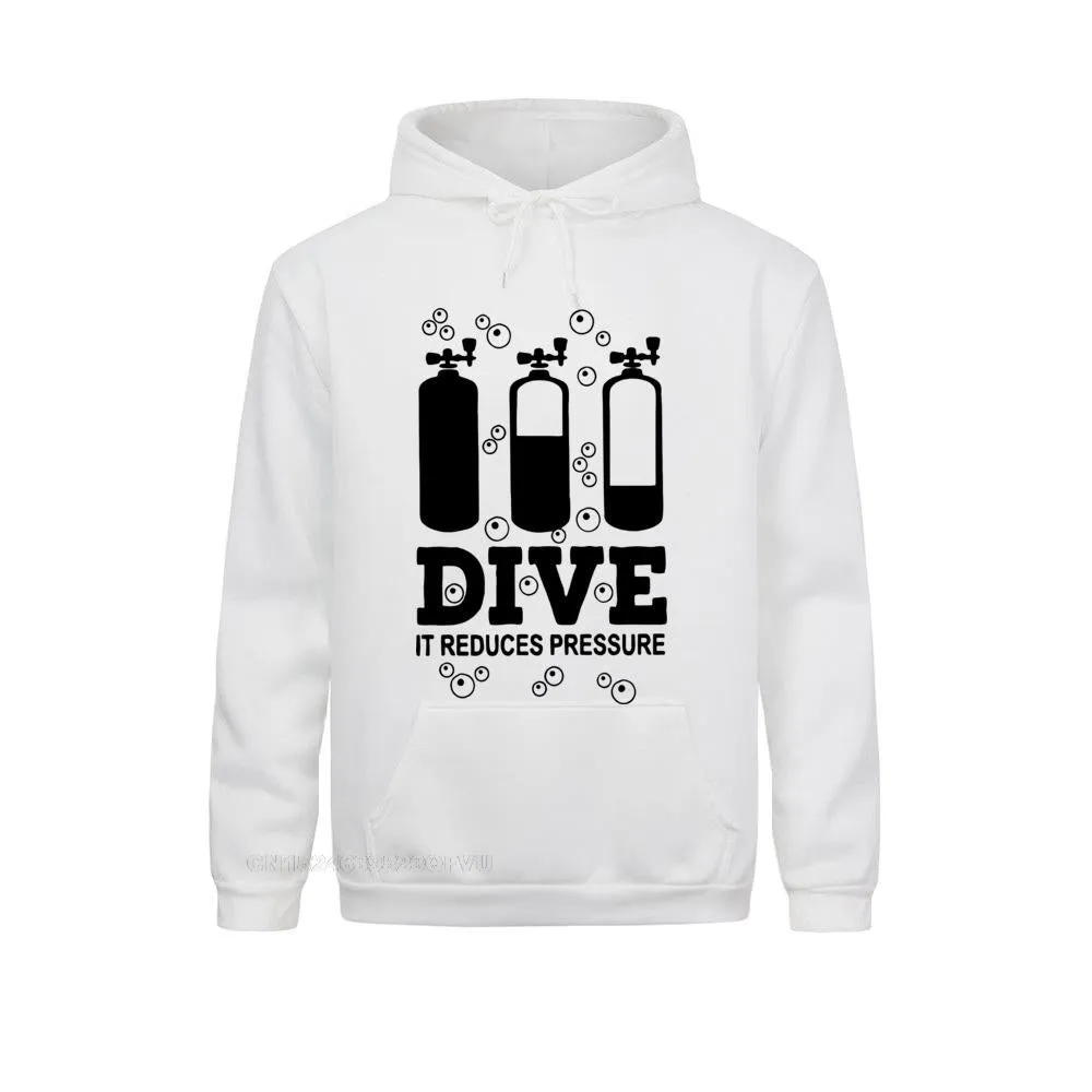 Scuba diving Hoodie Unisex | Dive - it reduces pressure