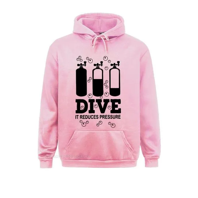 Scuba diving Hoodie Unisex | Dive - it reduces pressure