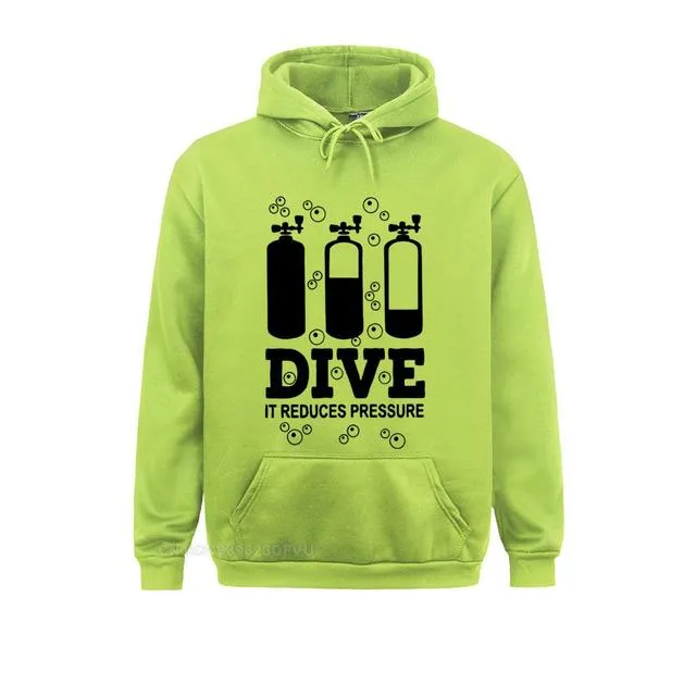 Scuba diving Hoodie Unisex | Dive - it reduces pressure