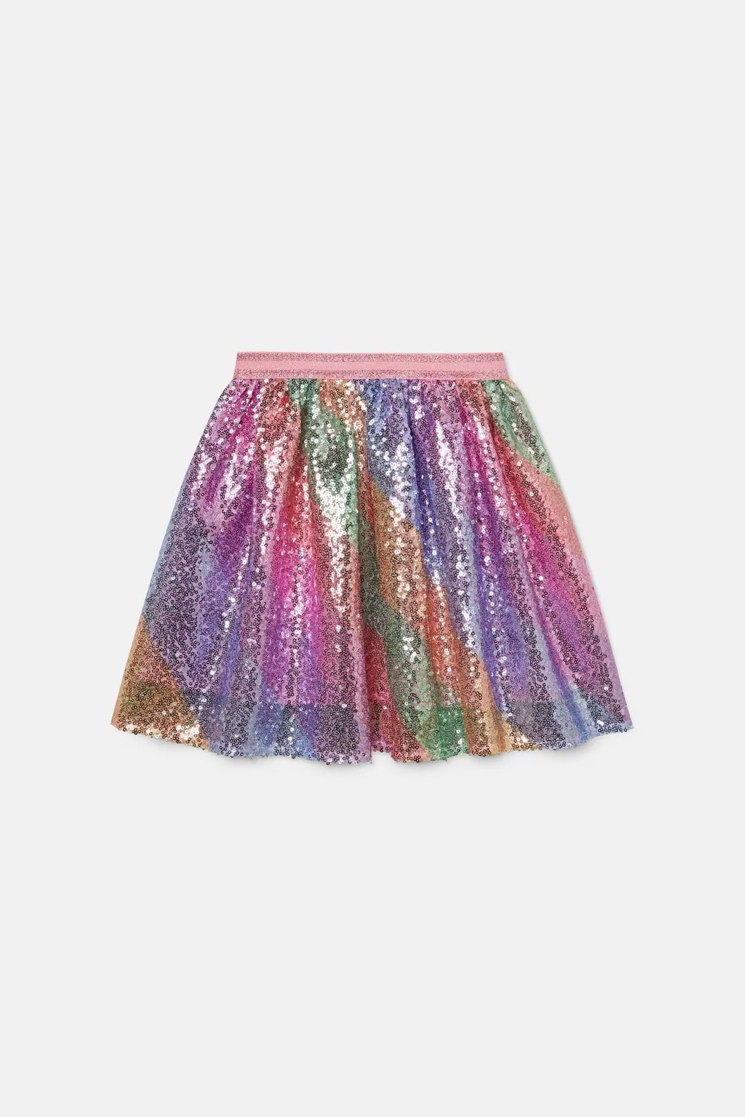 Sequins Stripe Kids Skirt