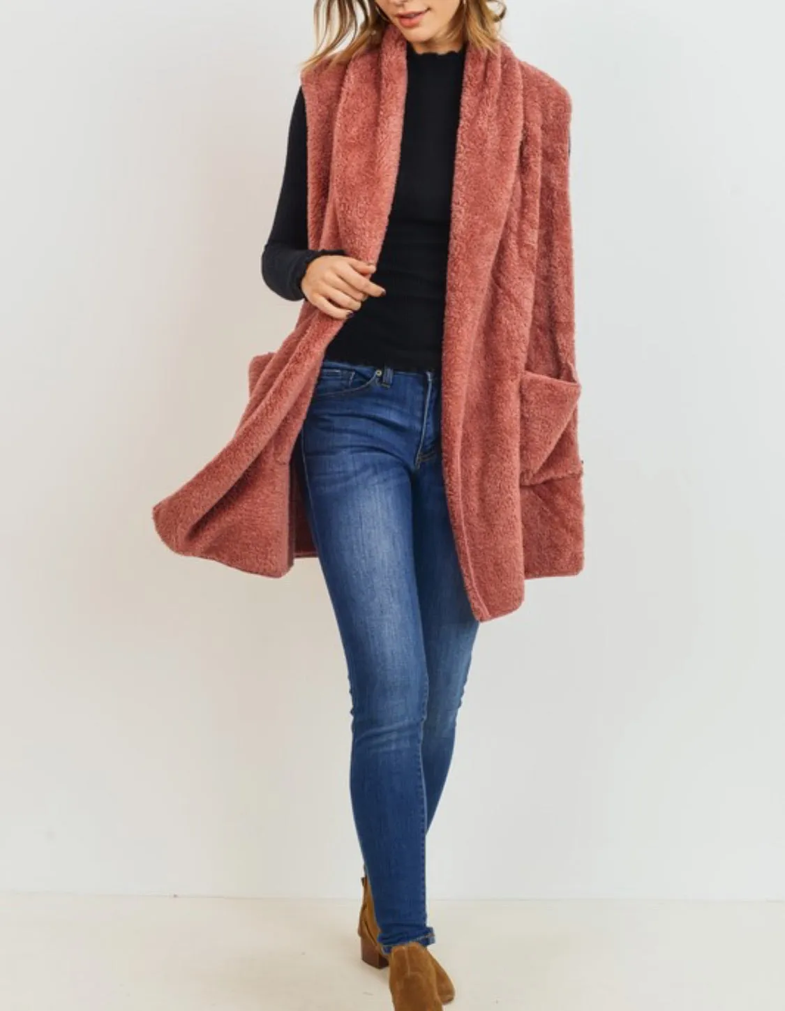 Sherpa Mary Cardigan (3 colors)