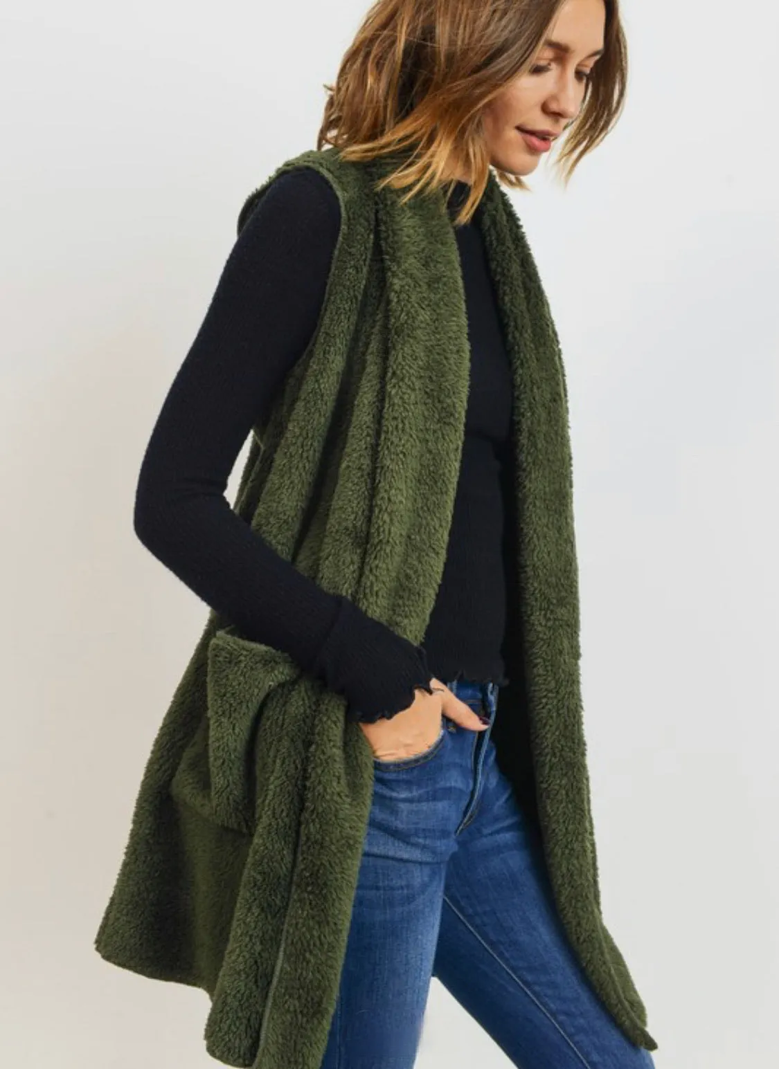 Sherpa Mary Cardigan (3 colors)