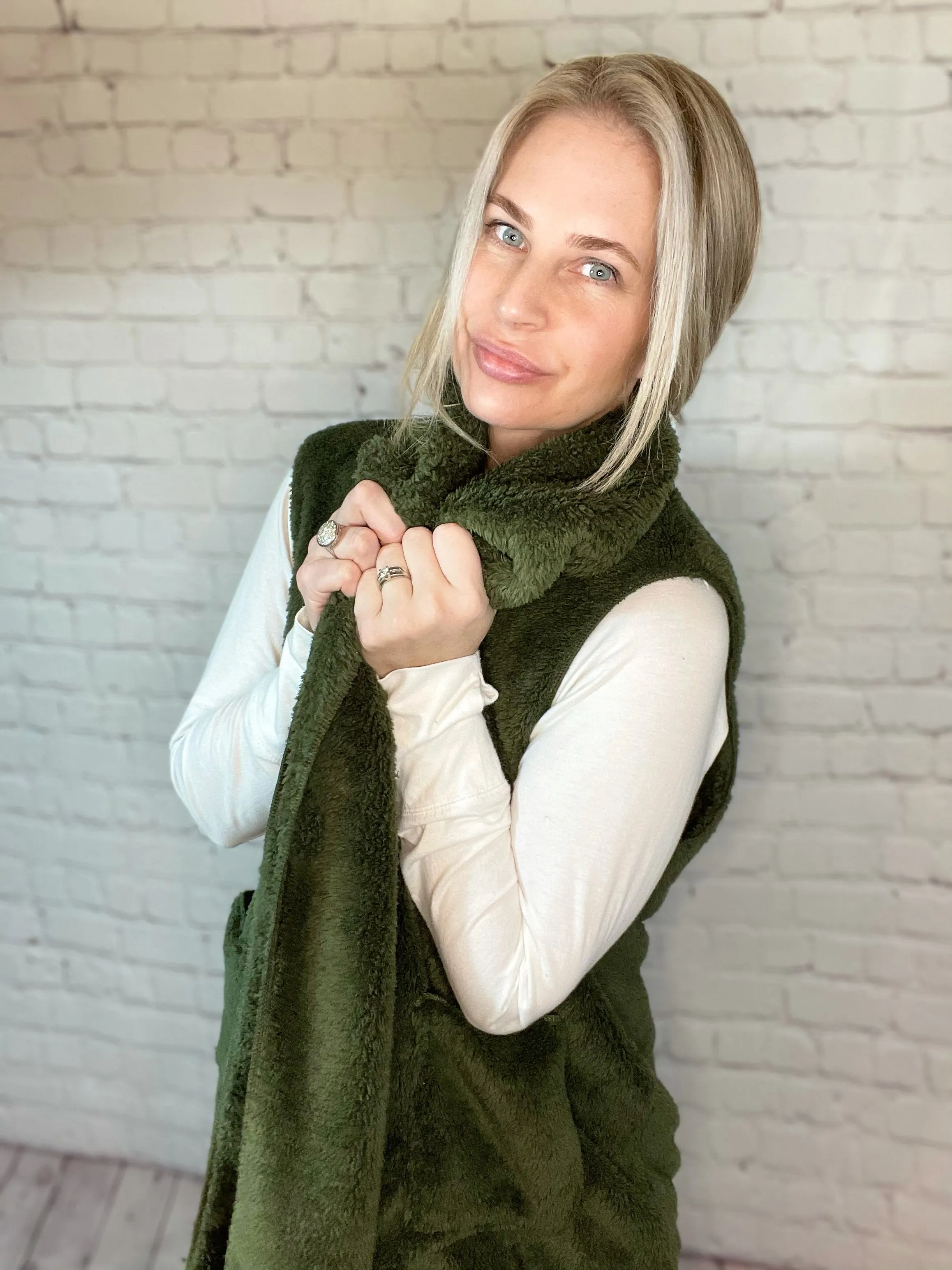 Sherpa Mary Cardigan (3 colors)