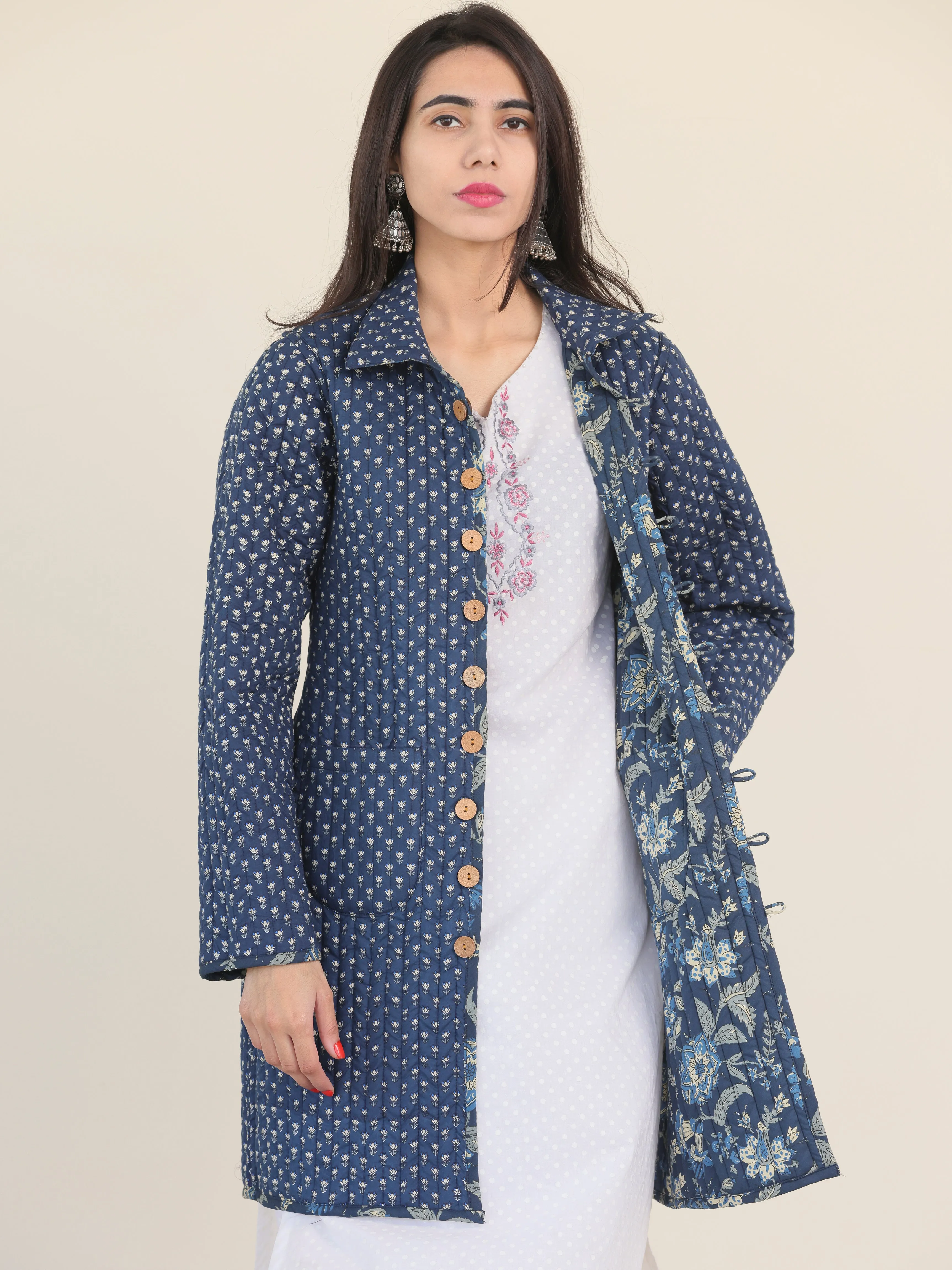 Shishir Noor Quilted Reversible Jacket