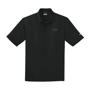 SigEp Black Nike Performance Polo