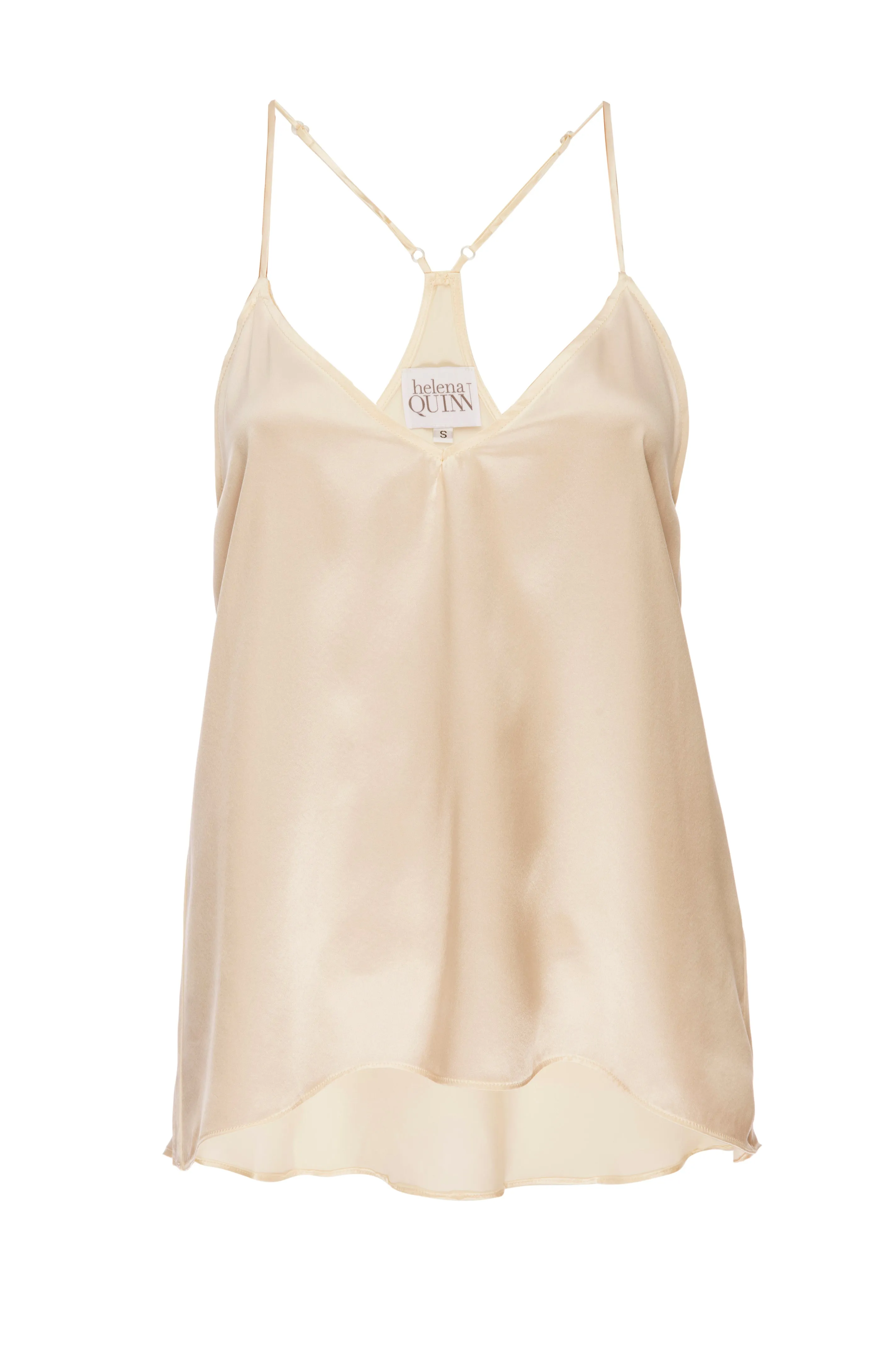 Silk Charmeuse Tank: Butter Yellow