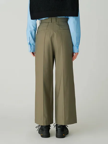 SNOW PEAK HYBRID WOOL WIDE PANTS