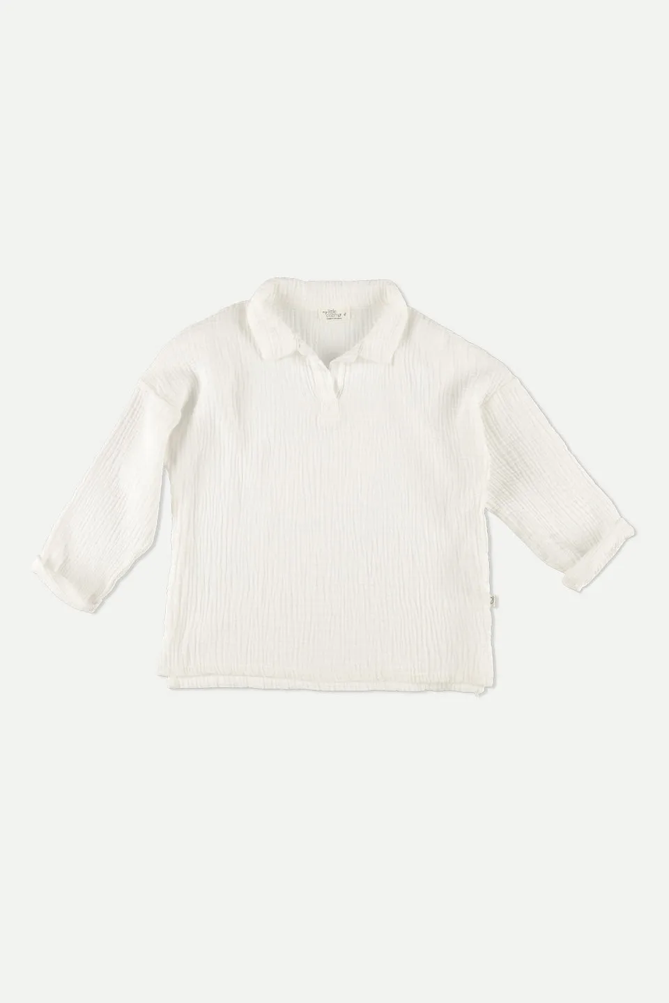 Soft Gauze Polo Shirt