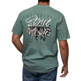 Southern Strut Mixed Bag Tee in Light Green