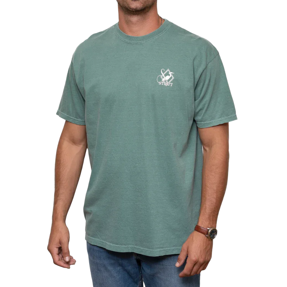 Southern Strut Mixed Bag Tee in Light Green