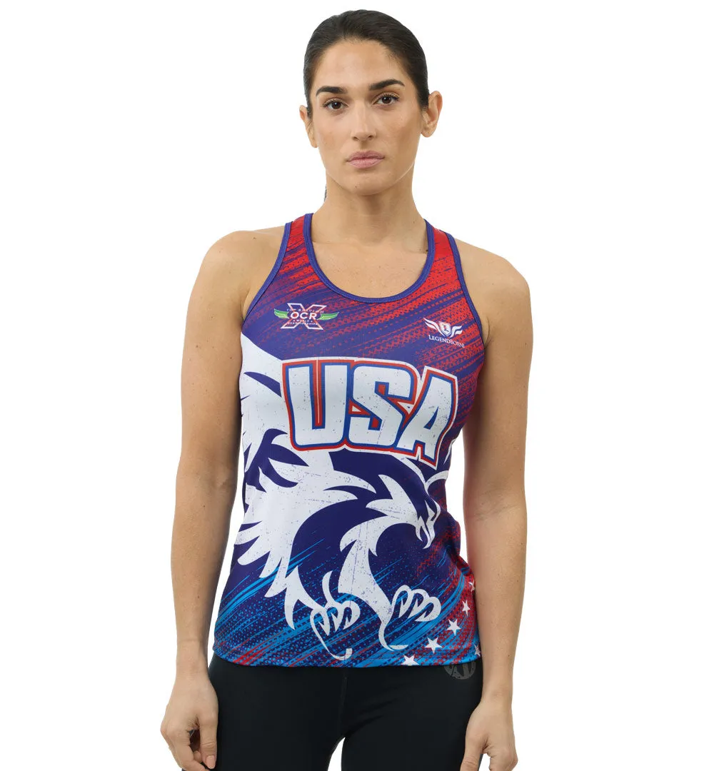 SPARTAN x Legendborne 2024 OCRWC USA Racerback Tank - Women's