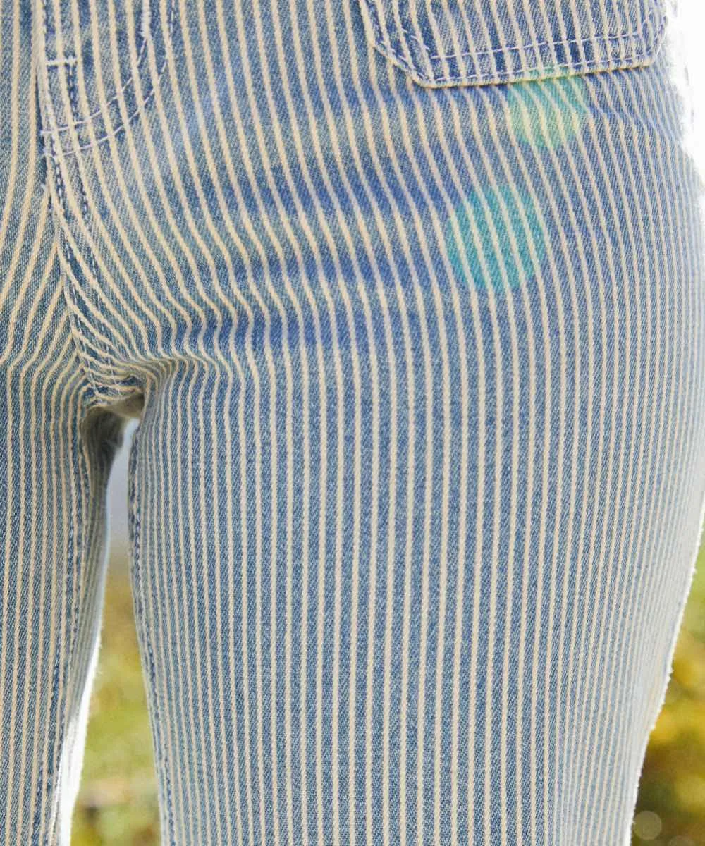 The Lula Jean | Railroad Stripe Denim