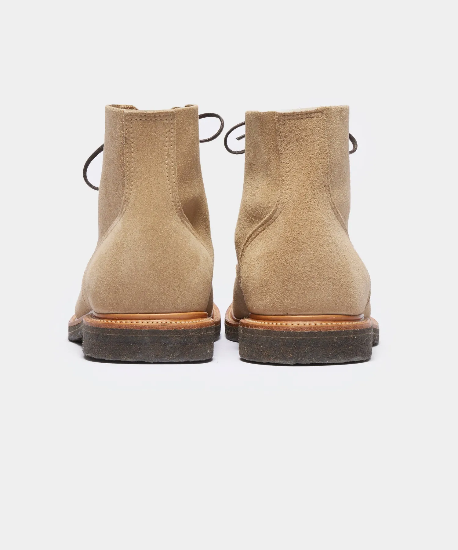 Todd Snyder x Sanders Apron Boot in Milkshake Suede