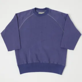 TOYS McCOY Steve McQueen S/S Sweatshirt - Faded Blue