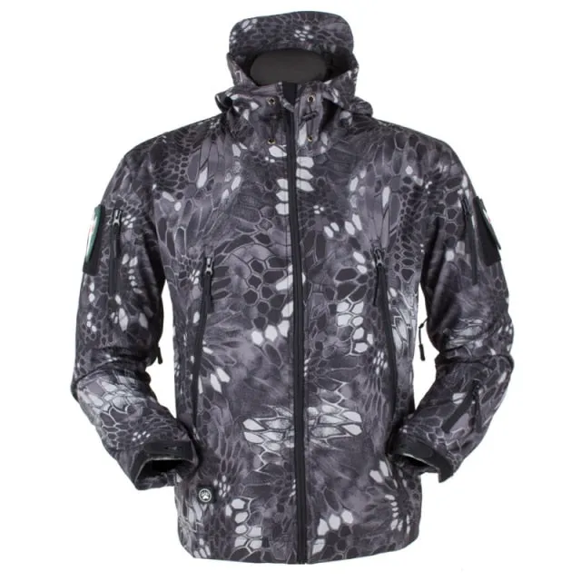 Trendy Men's Waterproof Thermal Hooded Jacket